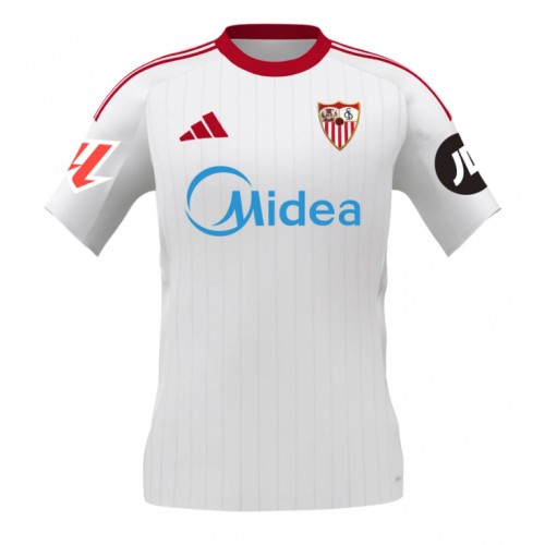 Sevilla Alexis Sanchez #10 Replica Home Stadium Shirt 2025-26 Short Sleeve Sevilla Alexis Sanchez #10 Replica Home Stadium Shirt 2025-26 Short Sleeve